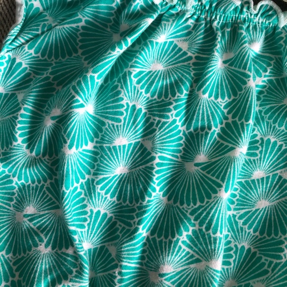 Wonder Kid Size 4T Girls Aqua Romper - Picture 4 of 4